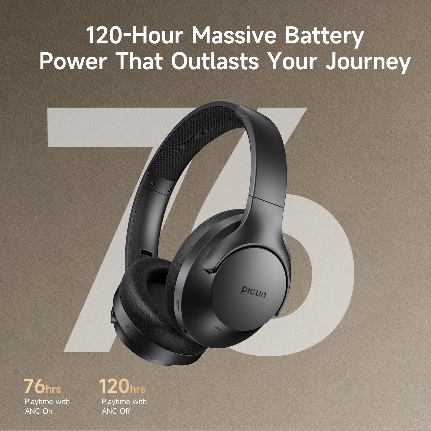 Picun 05 Elite ANC Bluetooth Headphones