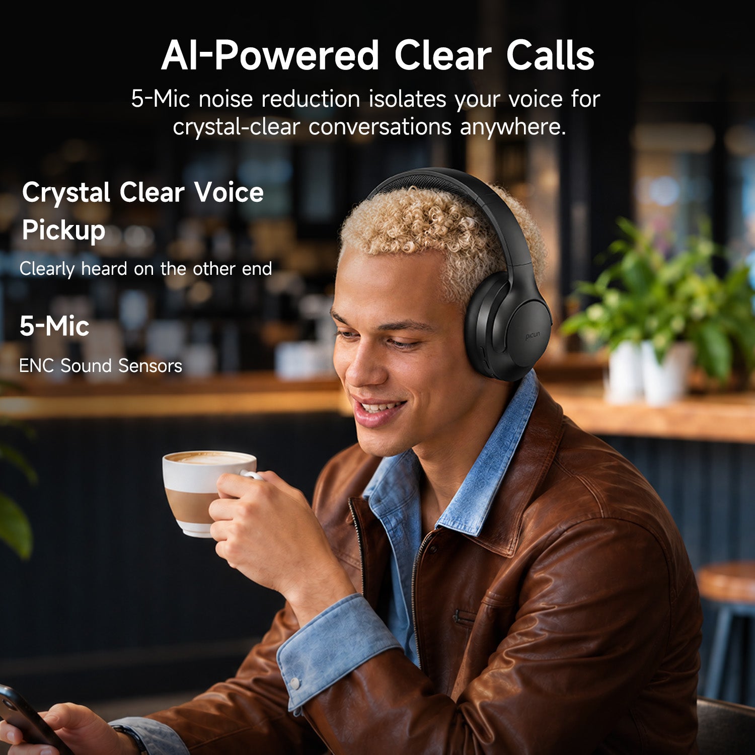 Picun 05 Elite ANC Bluetooth Headphones