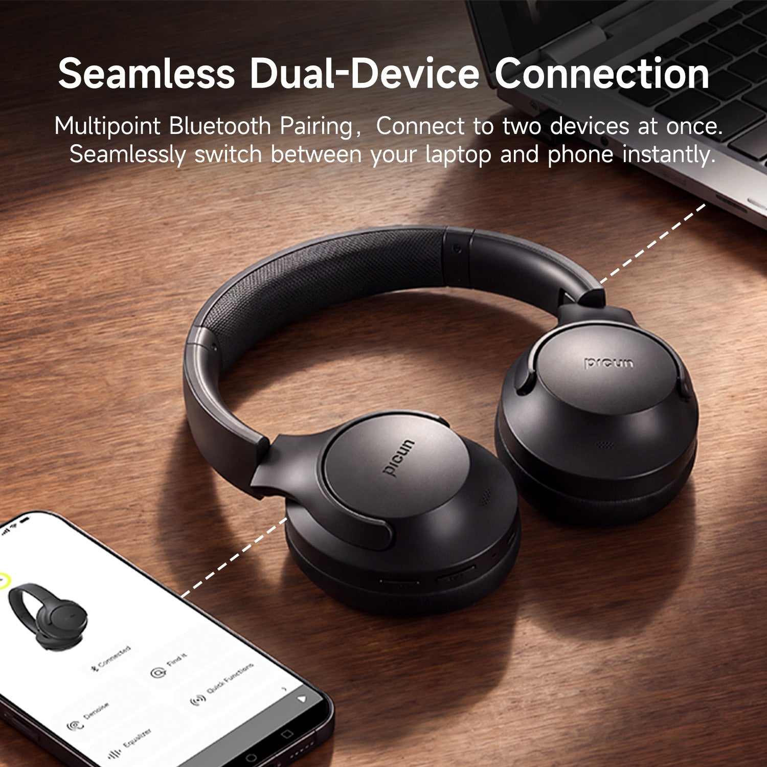 Picun 05 Elite ANC Bluetooth Headphones
