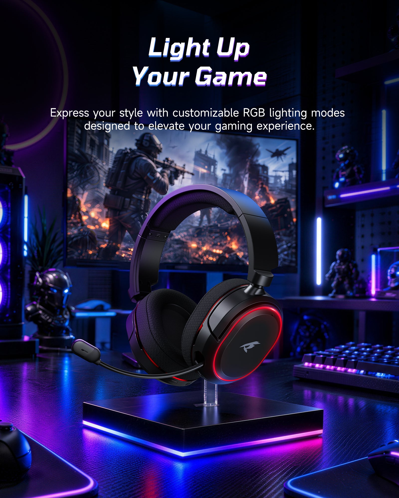 Picun G2Pro 2.4GHz Gaming Headset