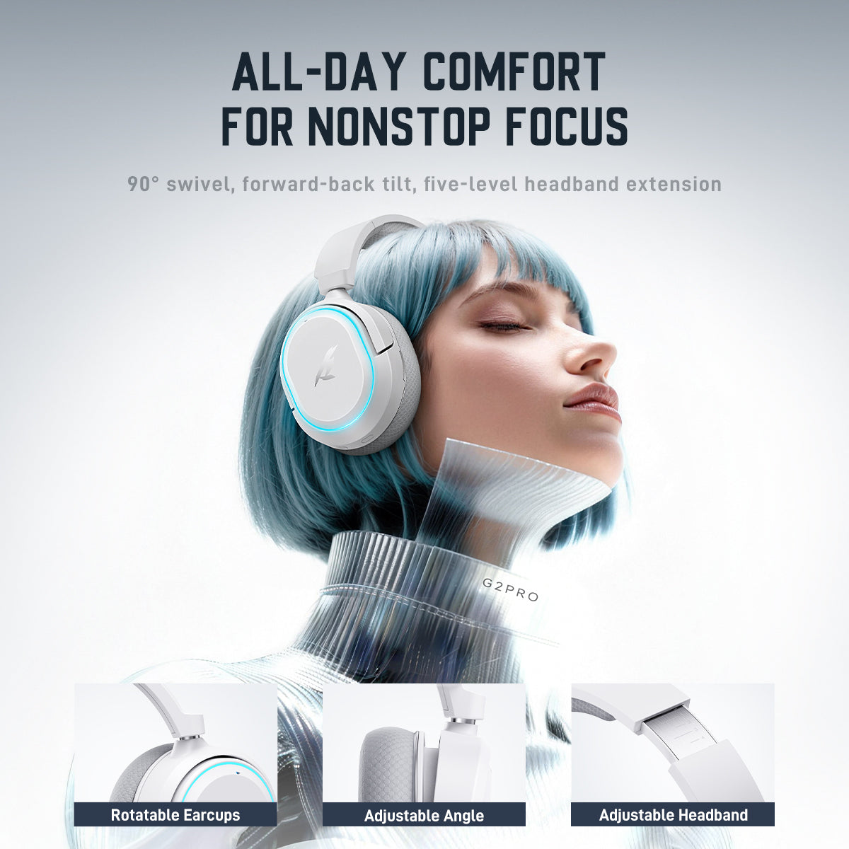 Picun G2Pro 2.4GHz Gaming Headset