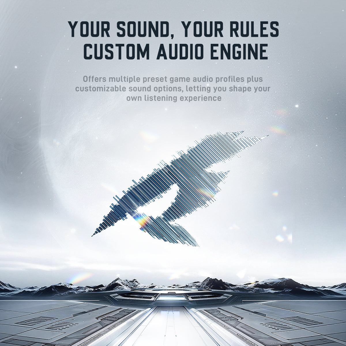 Picun G2 PRO Wireless Gaming Headset, Over-Ear 7.1 Virtual Surround Sound, 2.4GHz/Bluetooth 5.4/Wired, 5ms Ultra-Low Latency, 100H Battery, ENC Noise-Canceling Mic, RGB, for PC PS5 PS4 Switch