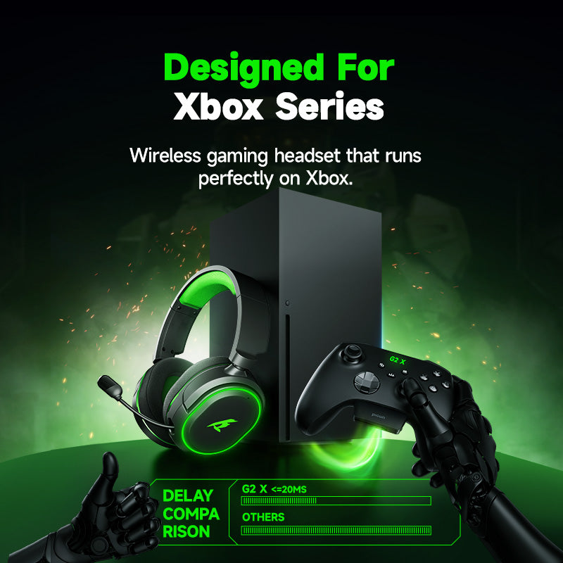 Picun G2X 2.4GHz Wireless Gaming Headset