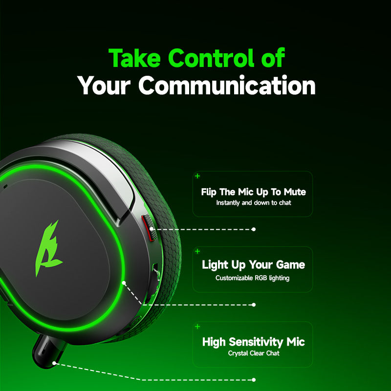 Picun G2X 2.4GHz Wireless Gaming Headset